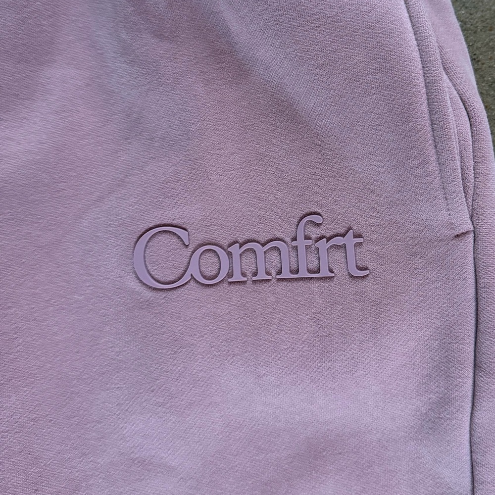 Comfrt Minimalist Sweatpants in Orchid Size 2X Loungewear Athleisure Plus Size - Picture 7 of 9